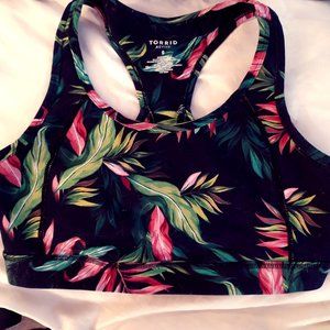 Torrid Active Gorgeous Palm Sports Bra